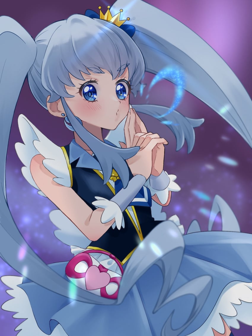 shirayuki hime and cure princess (precure and 1 more) drawn by shigen_pr