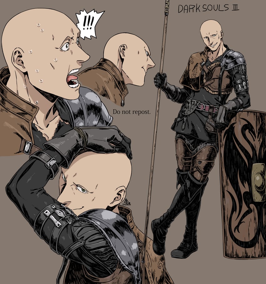 patches (dark souls and 1 more) drawn by kamezaemon