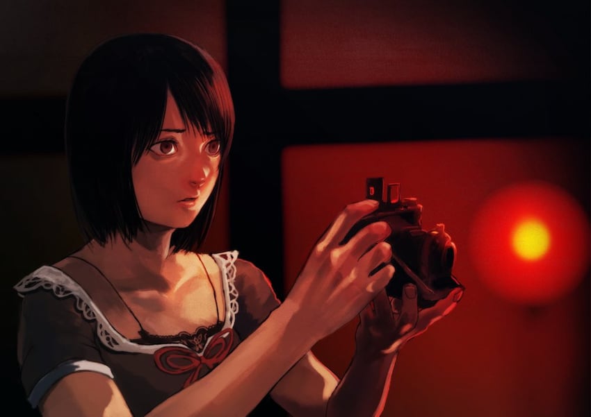 amakura mio (fatal frame and 1 more) drawn by gauss_<bokashi