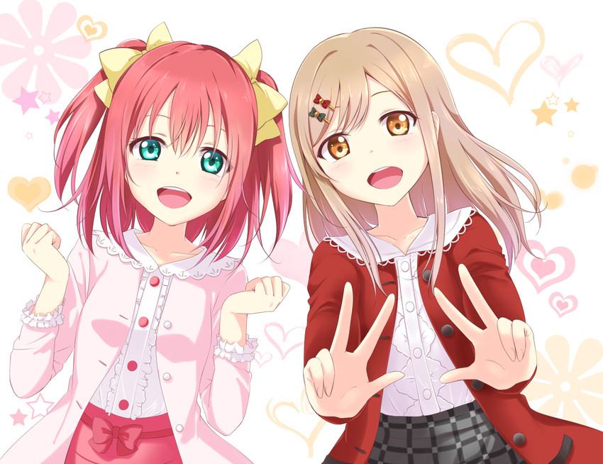 kunikida hanamaru and kurosawa ruby (love live! and 1 more) drawn by yuki_(sangeki5806)