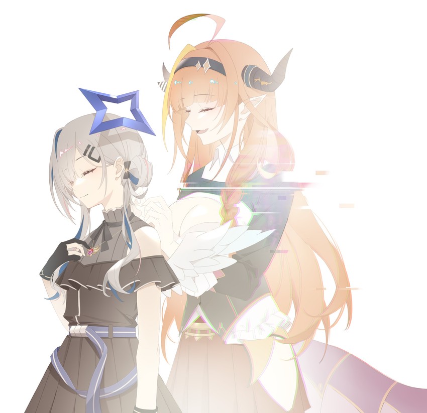 amane kanata and kiryu coco (hololive) drawn by ping_(0723)