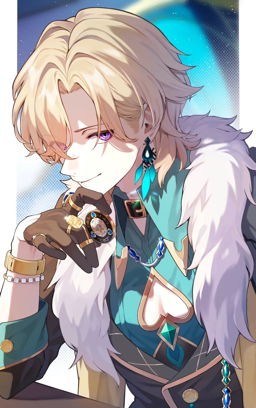 aventurine (honkai and 1 more) drawn by toramaru_(toramal9831)
