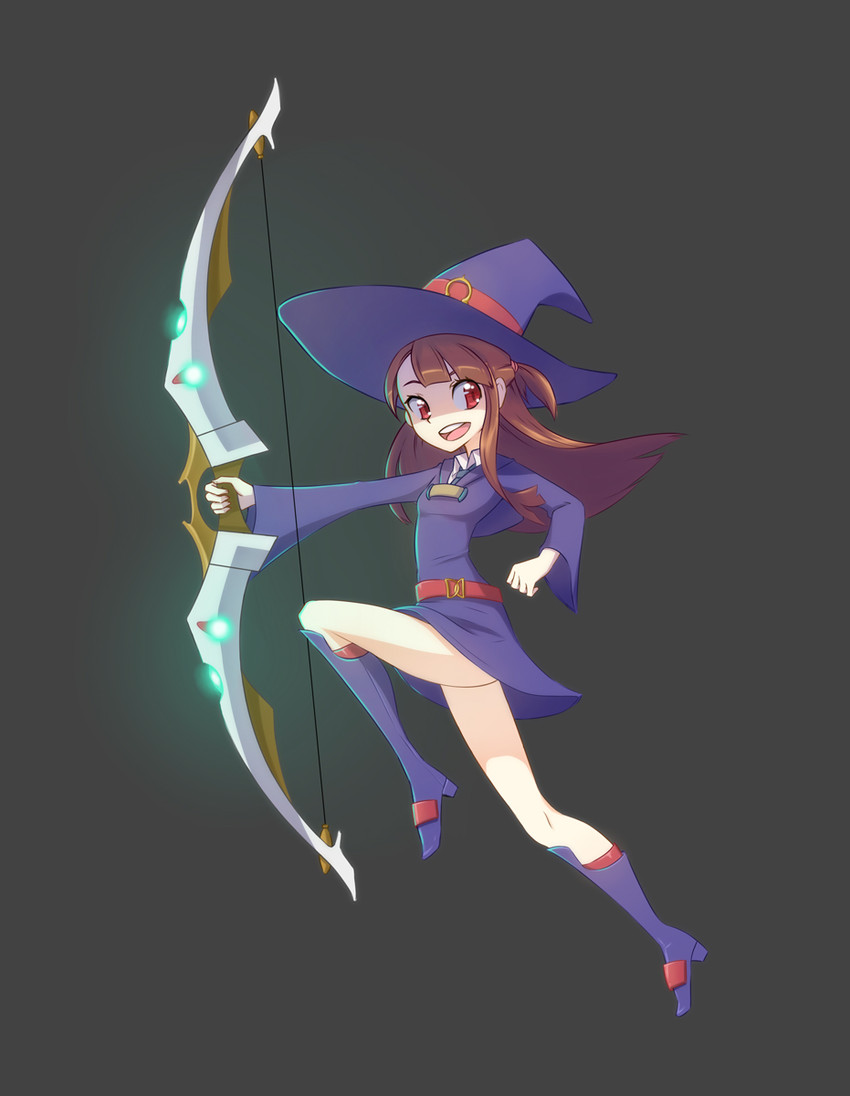 kagari atsuko (little witch academia) drawn by kuso_otoko