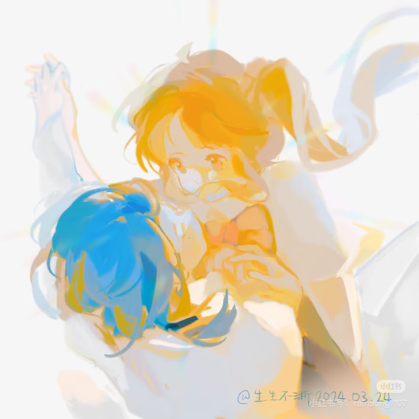 ijichi nijika and yamada ryo (bocchi the rock!) drawn by rainsong1107