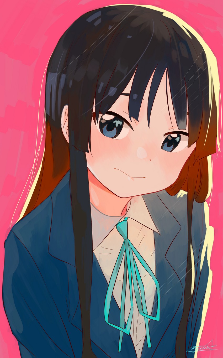 akiyama mio (k-on!) drawn by ryusei_hashida