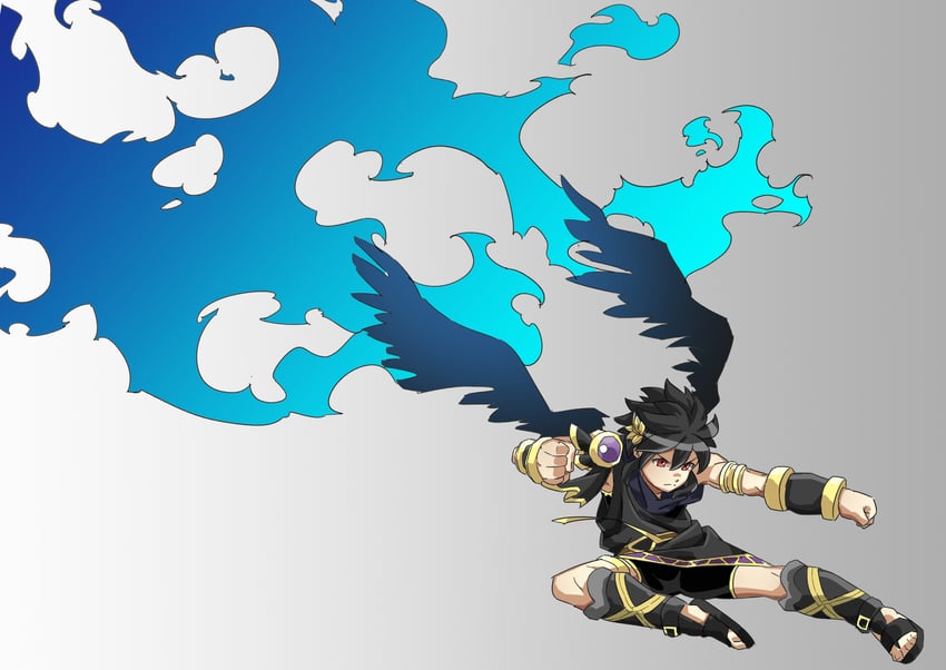 dark pit (kid icarus and 1 more) drawn by himuro_yukichiko