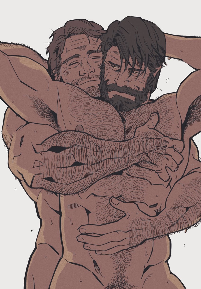 arthur morgan and joel (red dead redemption and 1 more) drawn by bonjourdraws