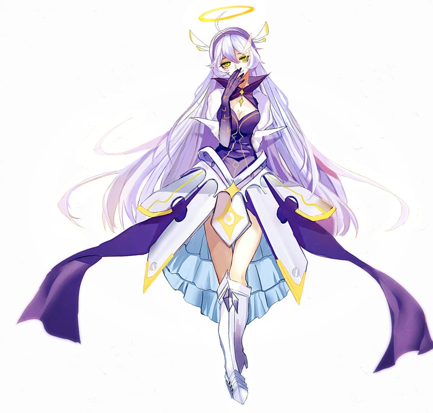 kiana kaslana and herrscher of the end (honkai and 1 more) drawn by kyukyukyu_(316373804)