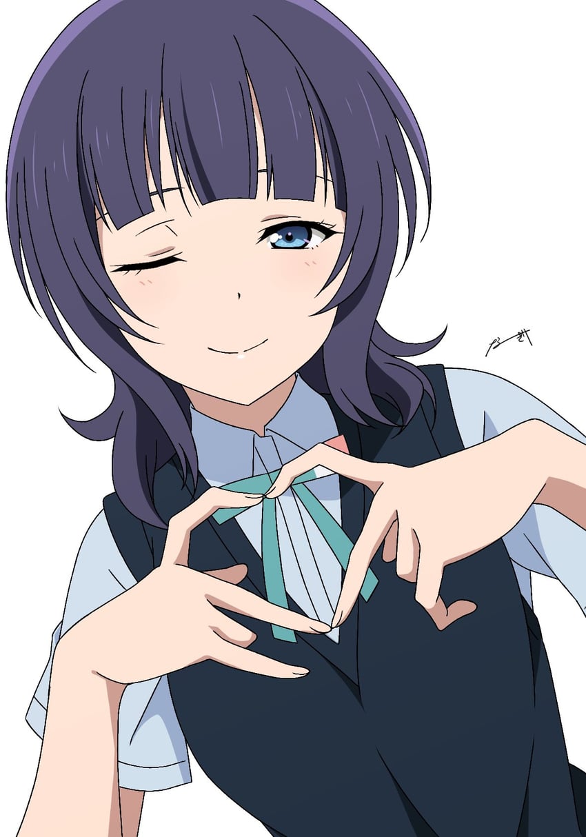 asaka karin (love live! and 1 more) drawn by nagi_mkrnpn