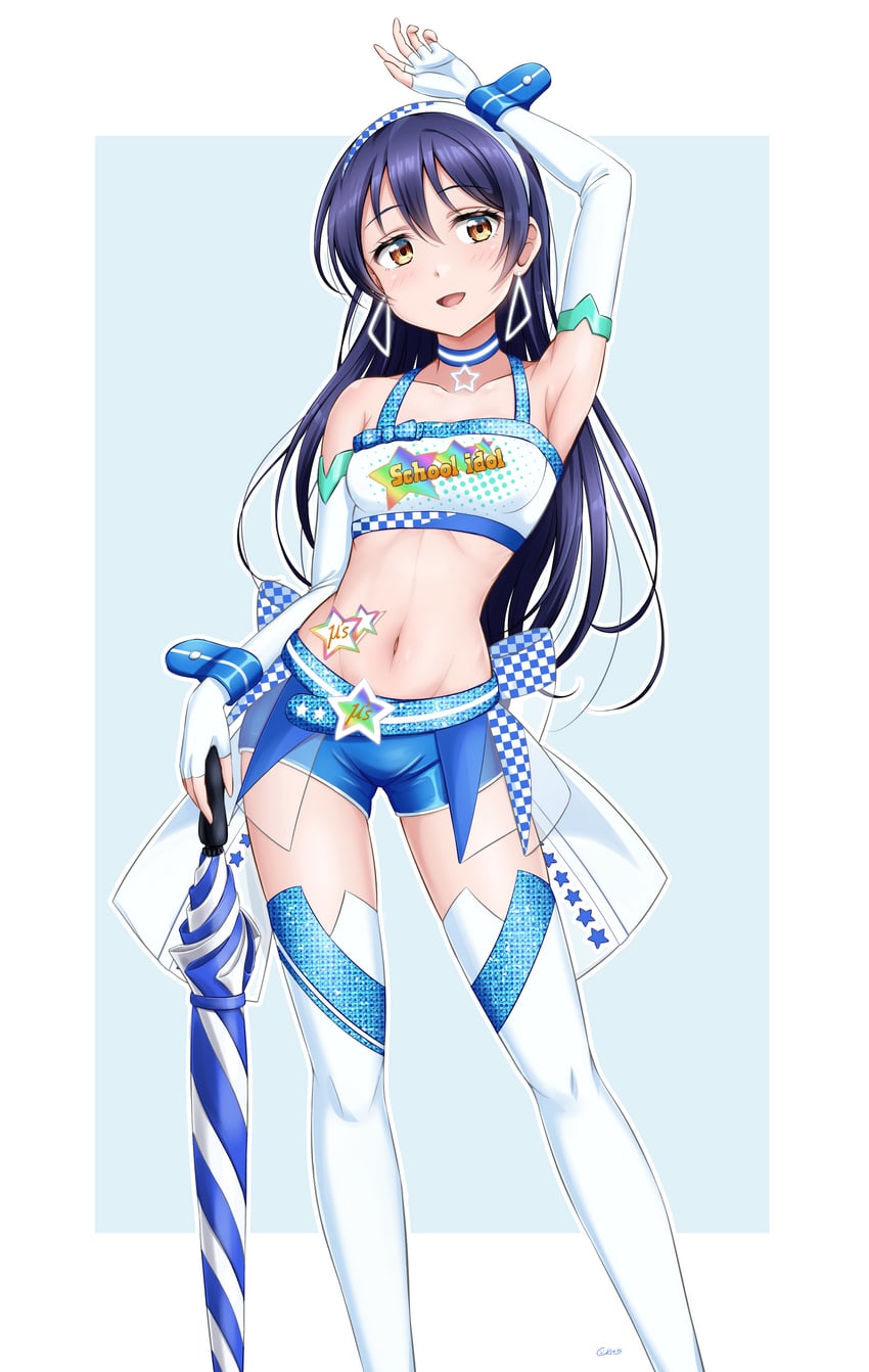 sonoda umi (love live! and 3 more) drawn by ckst