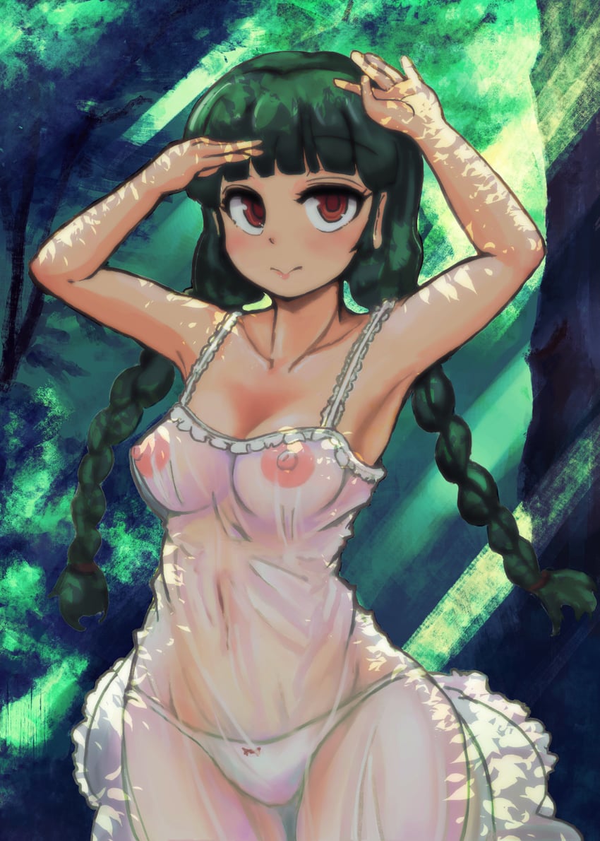 yatadera narumi (touhou) drawn by kaabon_meshi