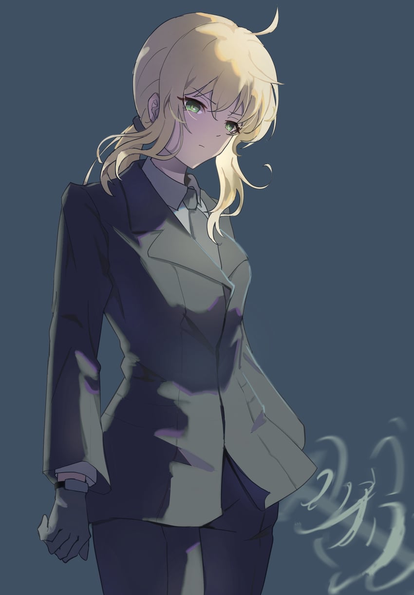 artoria pendragon and saber (fate and 1 more) drawn by asea_(ehpx4454)