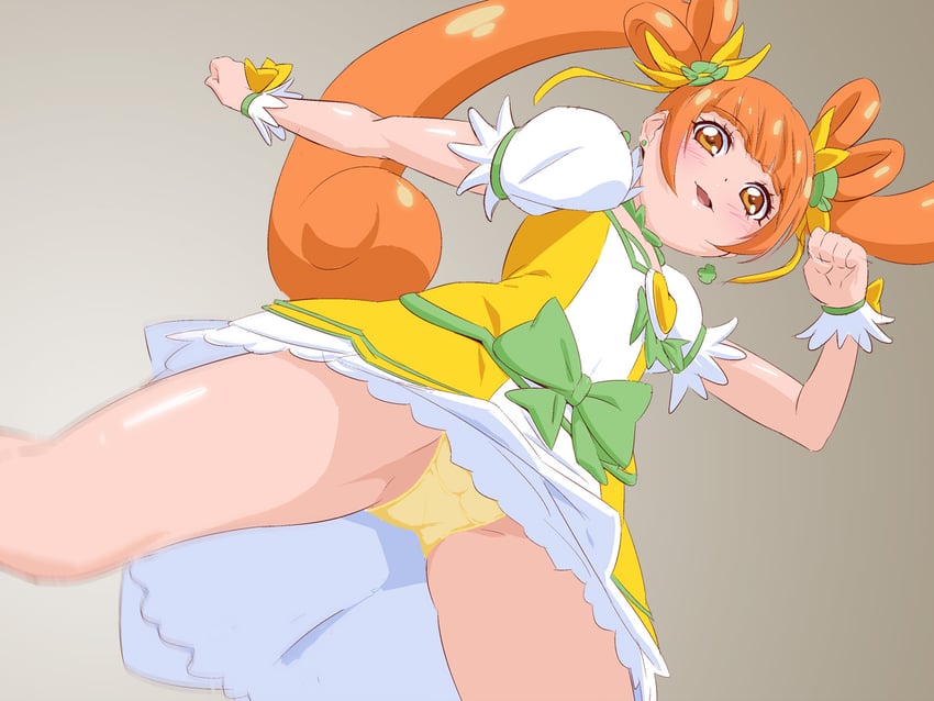 yotsuba alice and cure rosetta (precure and 1 more) drawn by fuchi_(nightmare)