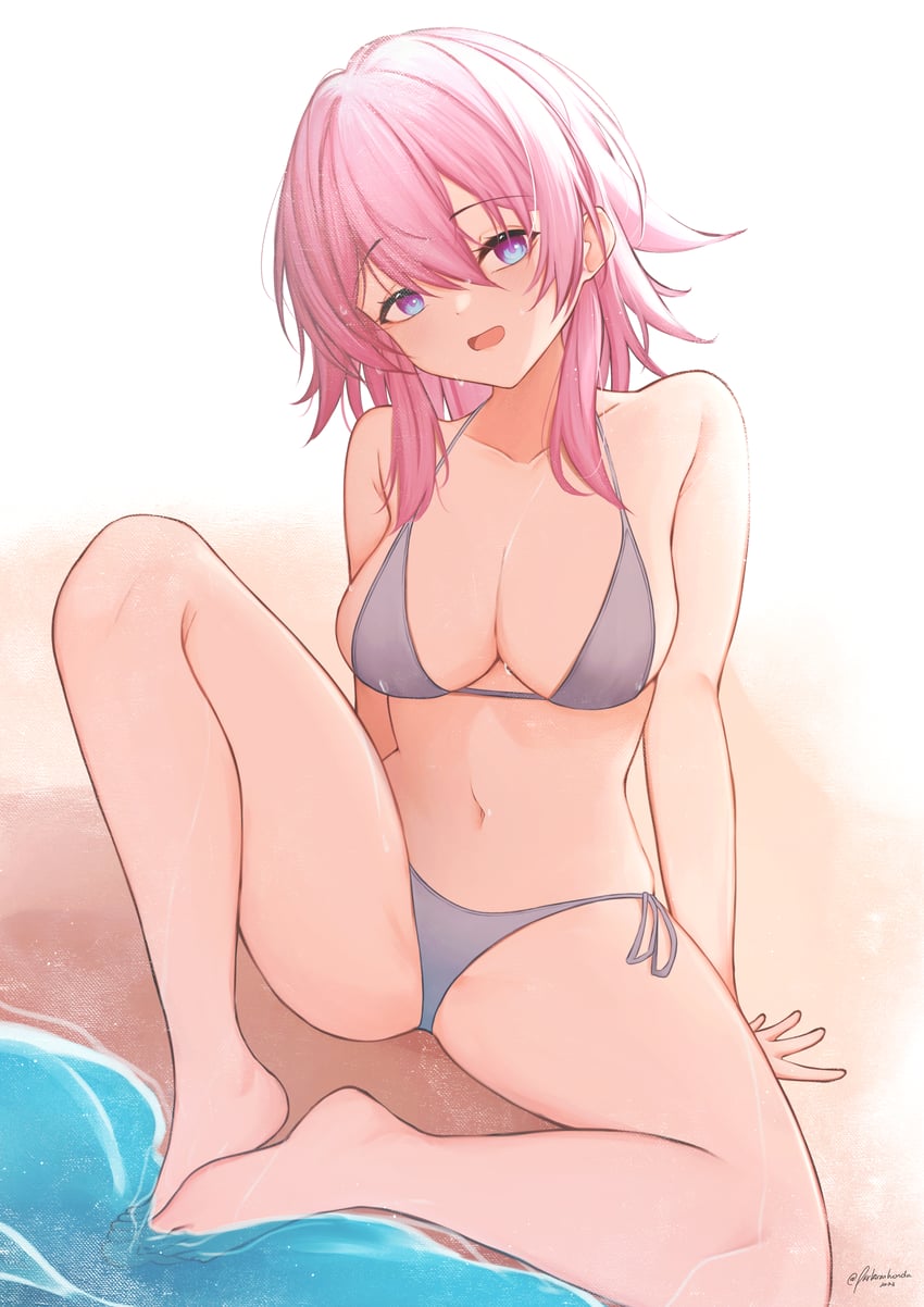 march 7th (honkai and 1 more) drawn by parkiranhonda