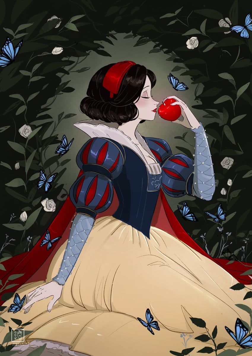 snow white (snow white and the seven dwarfs) drawn by miadresden