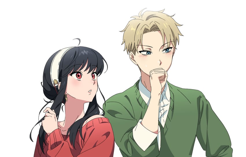 yor briar and twilight (spy x family) drawn by porong002