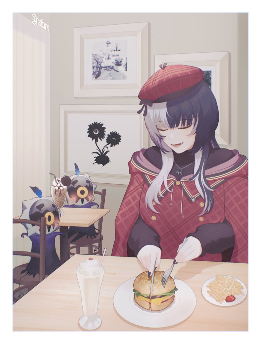 shiori novella and novelites (hololive and 1 more) drawn by hazel_(hzlform)