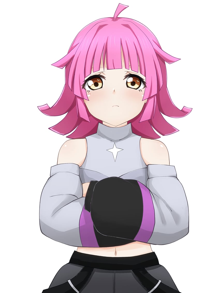 tennoji rina (love live! and 1 more) drawn by kinnikku
