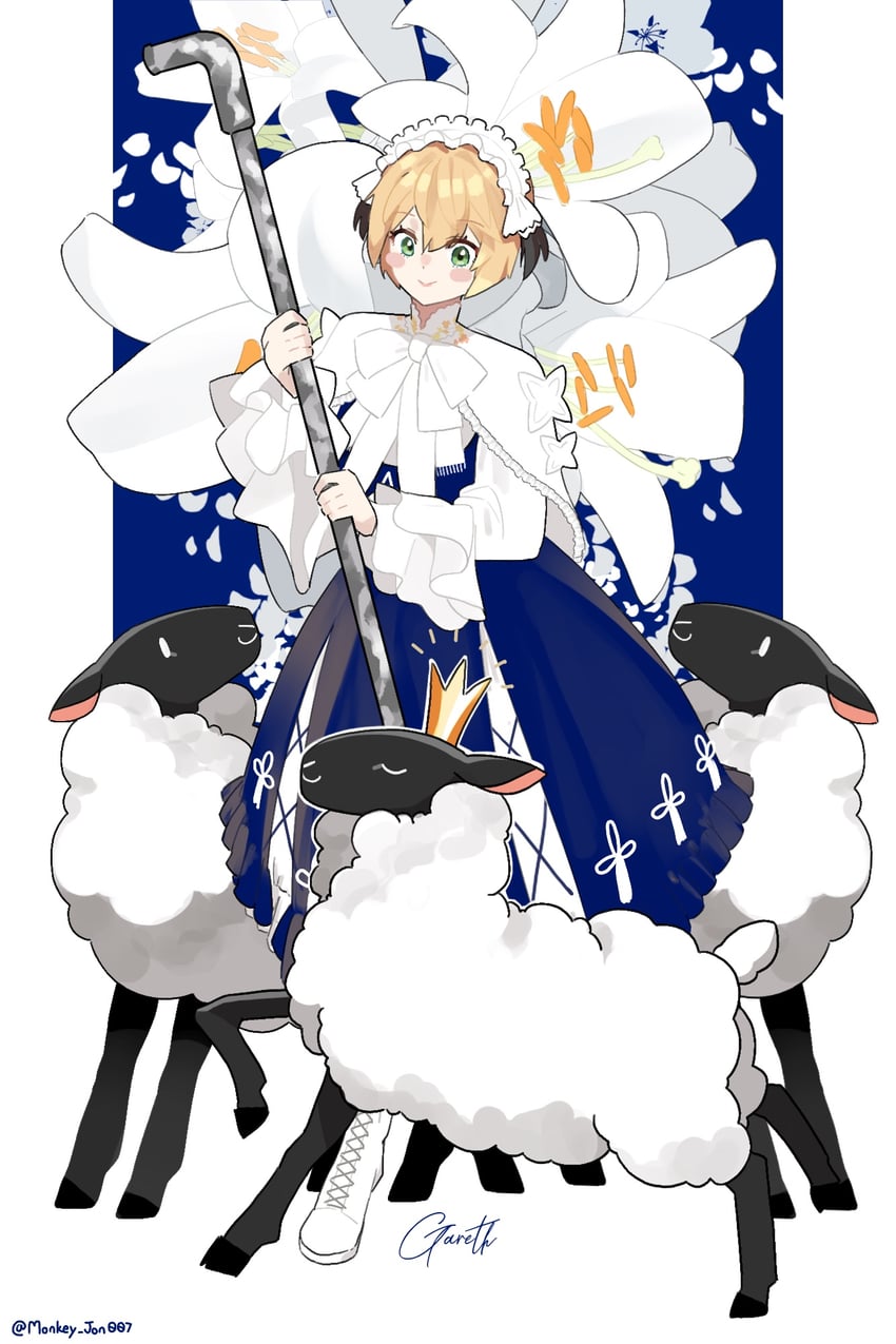 gareth (fate and 1 more) drawn by monkey_jon