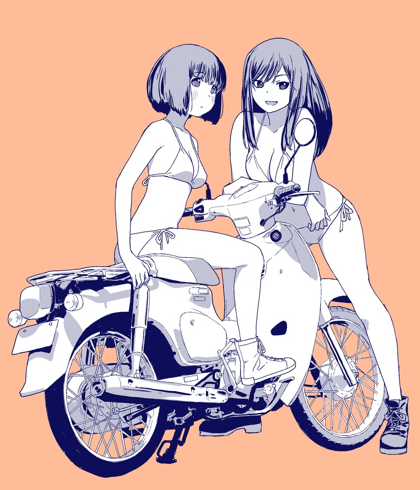 koguma and reiko (super cub) drawn by onsen_tamago_(hs_egg)