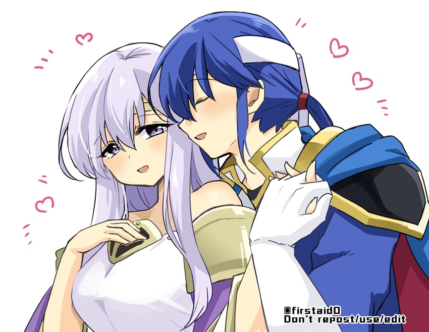 seliph and julia (fire emblem and 1 more) drawn by yukia_(firstaid0)