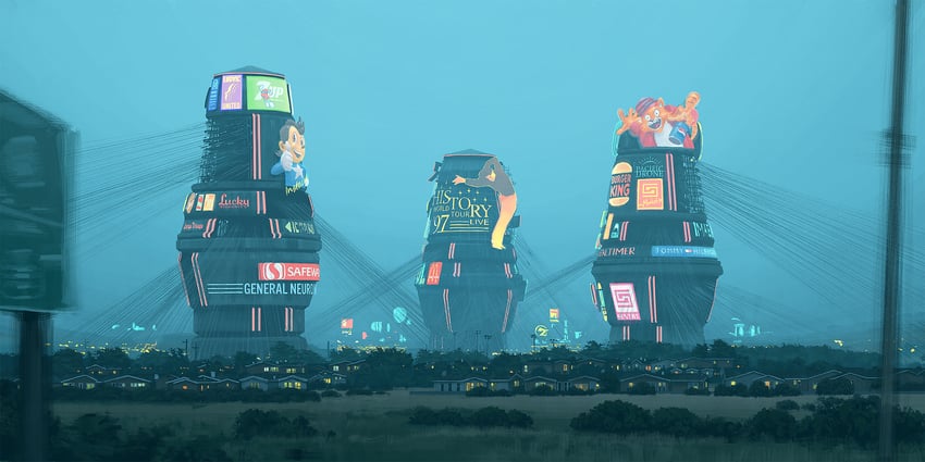 burger king and 2 more drawn by simon_stalenhag
