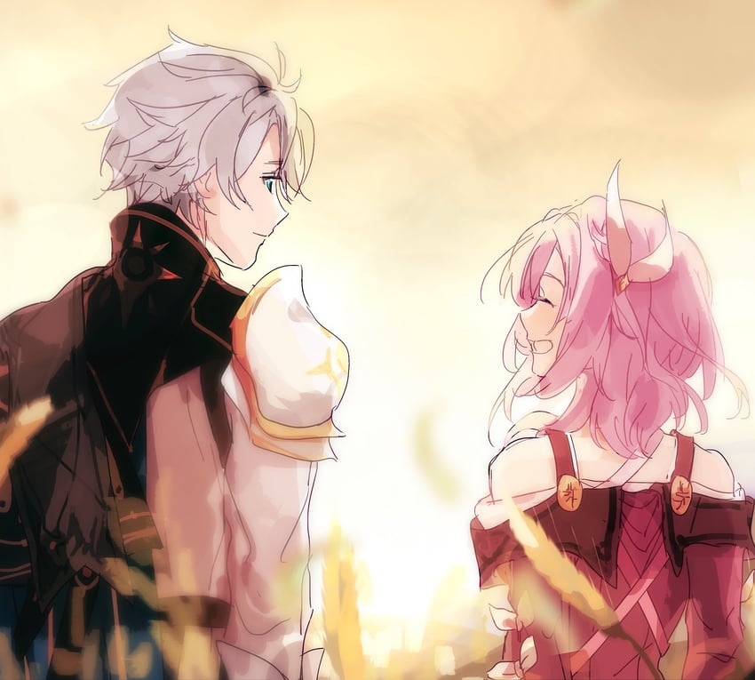 phainon and cyrene (honkai and 1 more) drawn by seasidewaitz