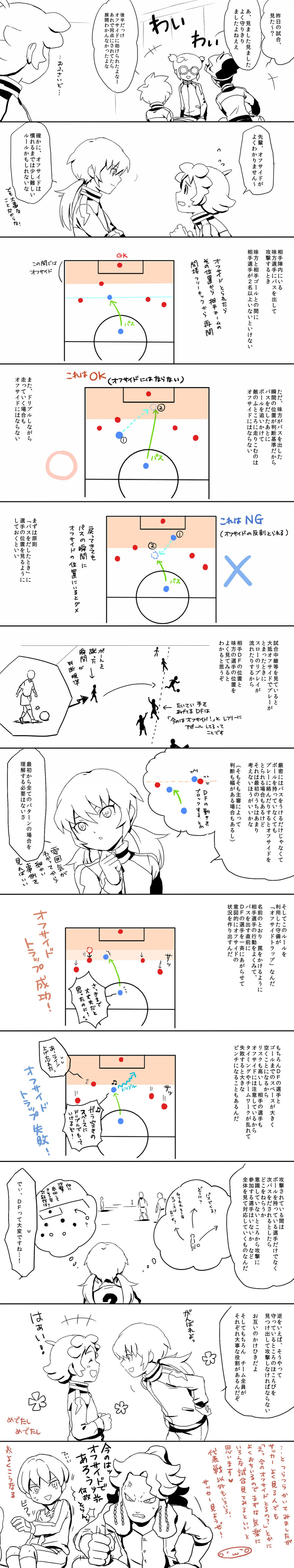 kirino ranmaru, kurama norihito, kageyama hikaru, hayami tsurumasa, hamano kaiji, and 2 more (inazuma eleven and 1 more) drawn by mizuhara_aki
