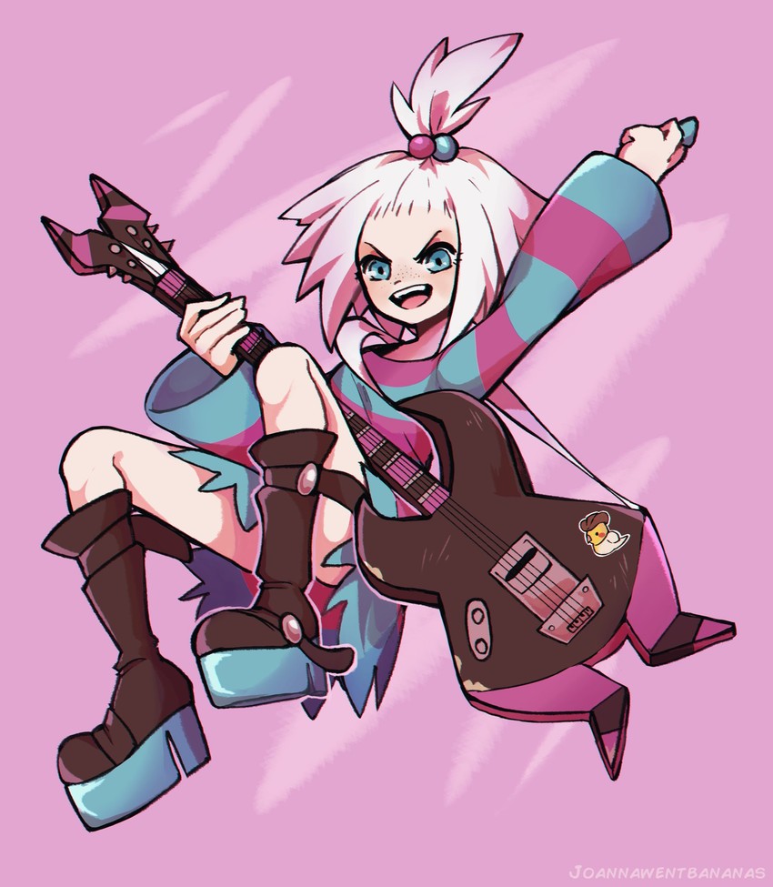 roxie (pokemon and 1 more) drawn by joanna_went_bananas