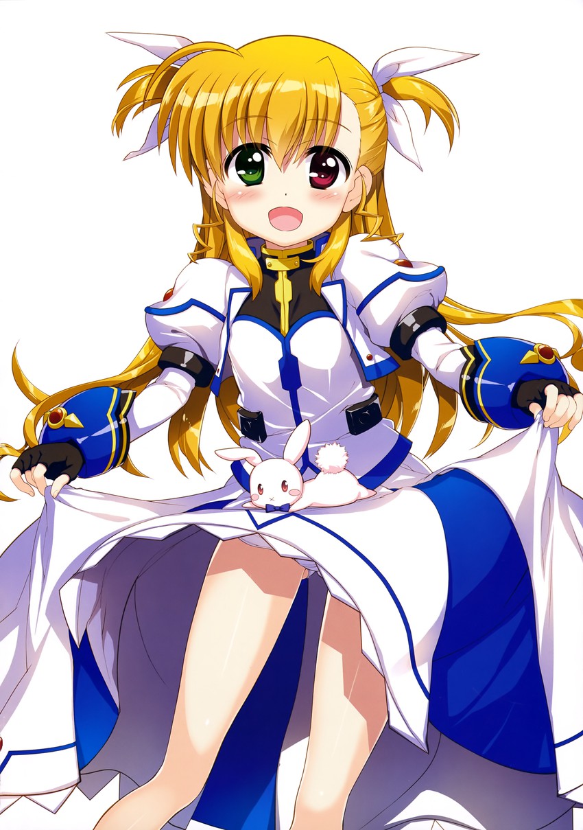 takamachi nanoha, vivio, and sacred heart (lyrical nanoha and 1 more) drawn by fujima_takuya