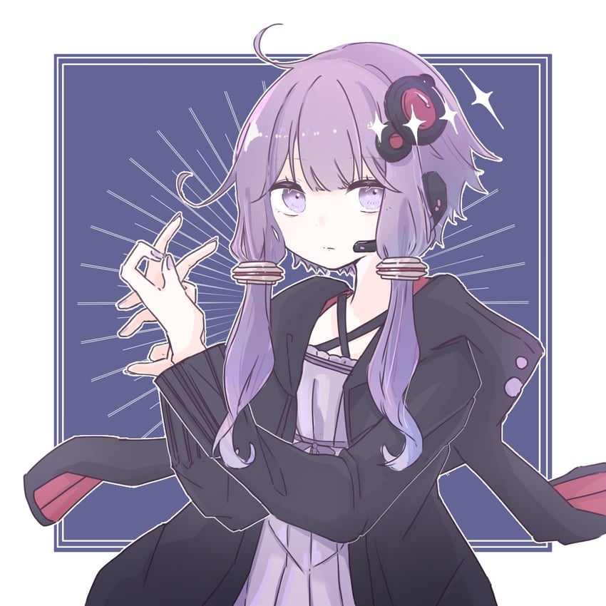 yuzuki yukari (vocaloid and 1 more) drawn by kokonama