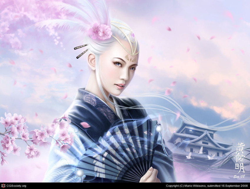 kakita taminoko (legend of the five rings) drawn by mario_wibisono