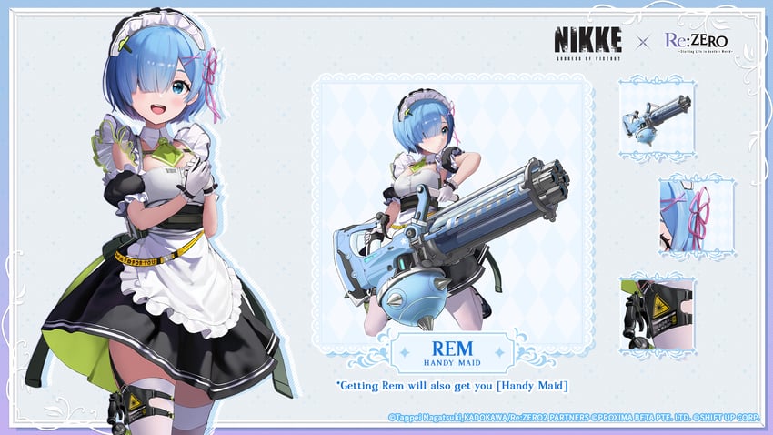 rem and soda (goddess of victory: nikke and 1 more)