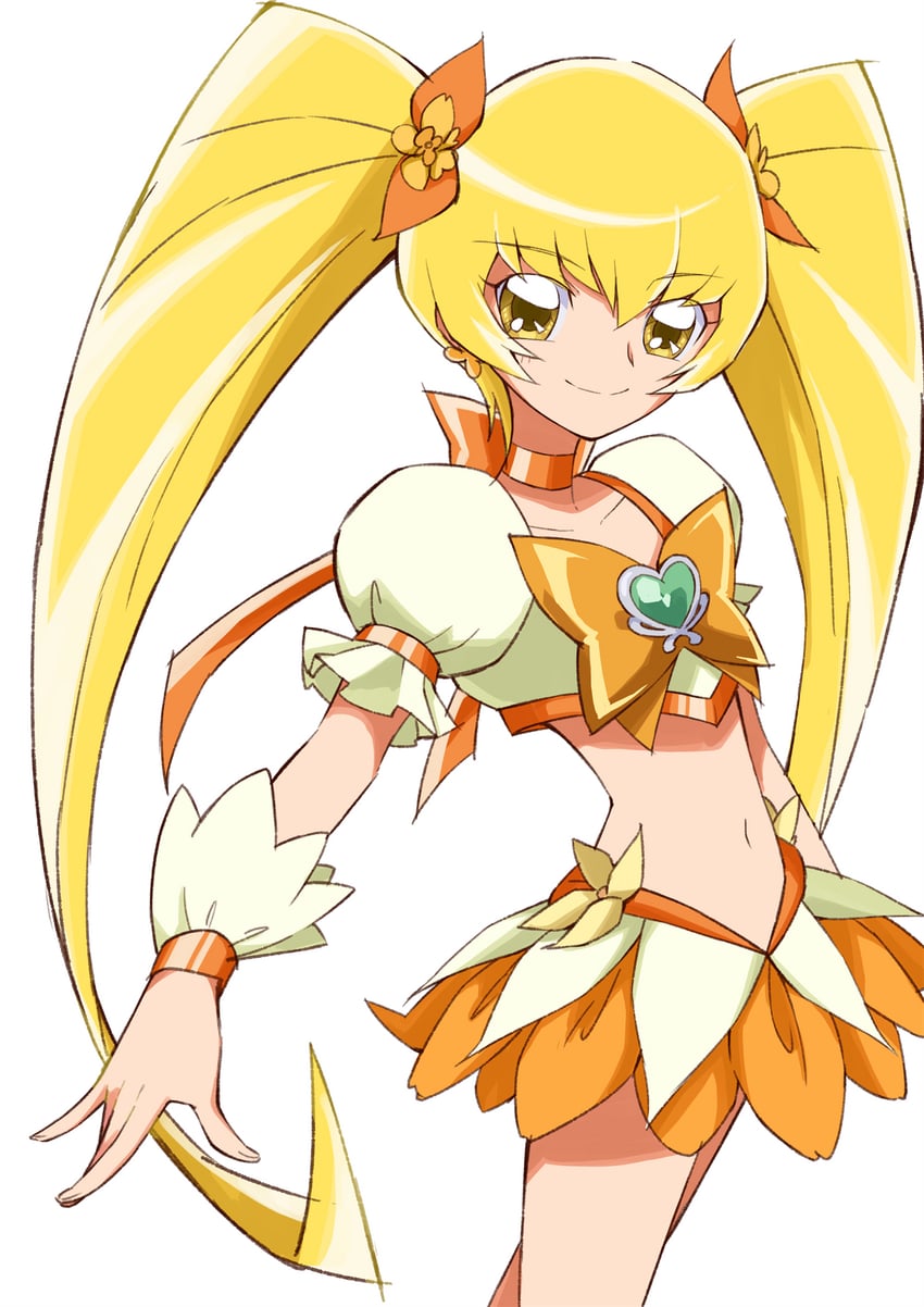 myoudouin itsuki and cure sunshine (precure and 1 more) drawn by aizawa_zawapo