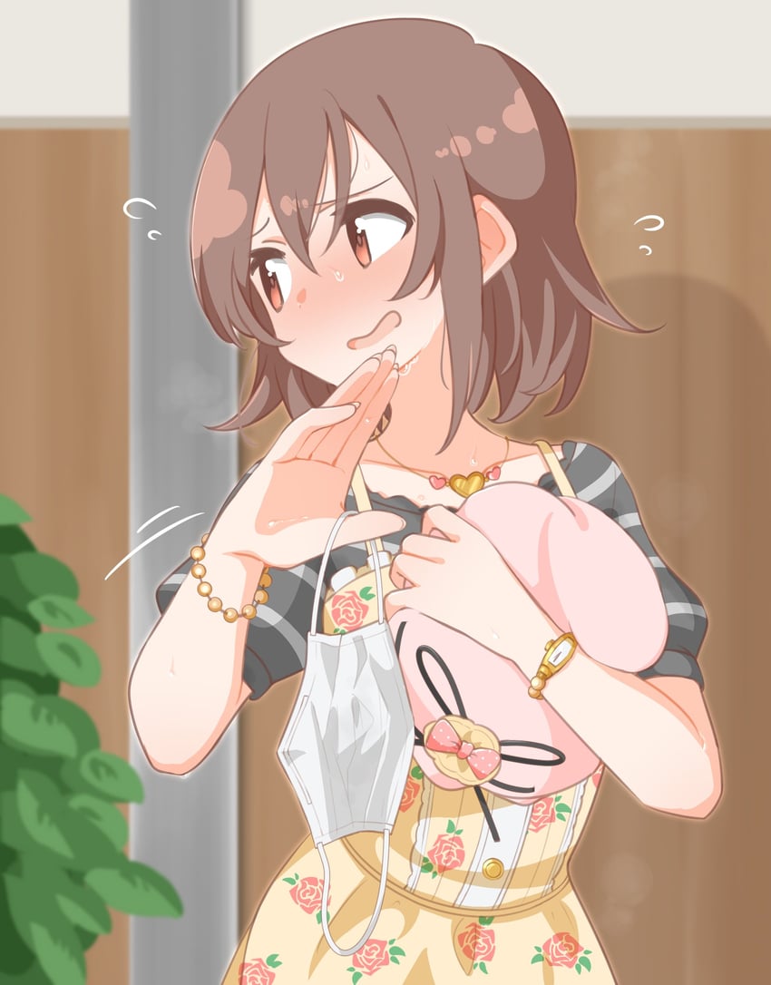 kita hinako (idolmaster and 1 more) drawn by ikonaska