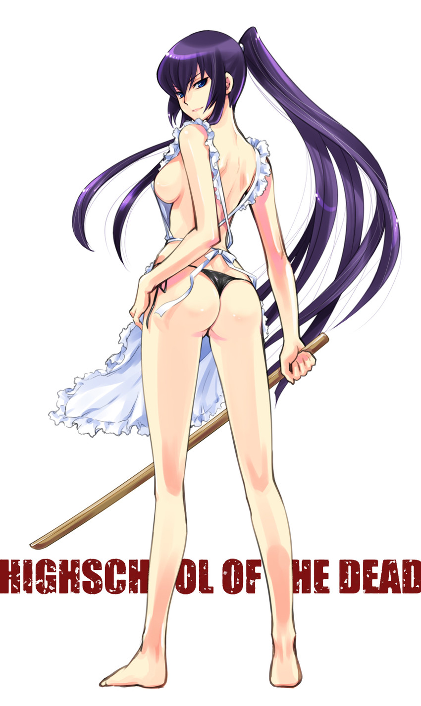 busujima saeko (highschool of the dead) drawn by uonuma_yuu