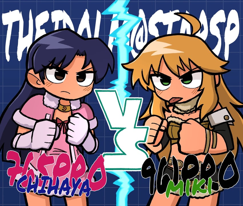 hoshii miki and kisaragi chihaya (idolmaster and 2 more) drawn by fis_(t83192933)