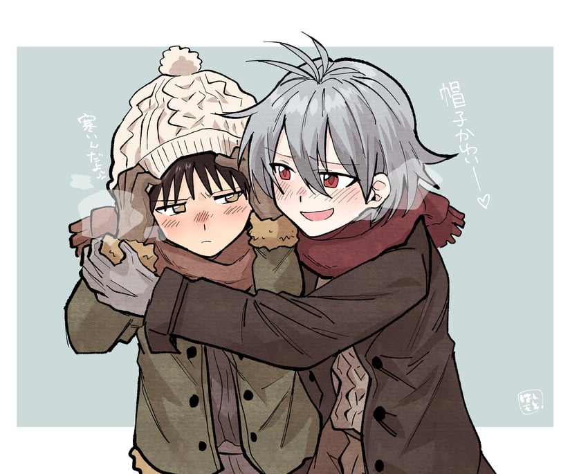 ikari shinji and nagisa kaworu (neon genesis evangelion) drawn by hashimo99187365