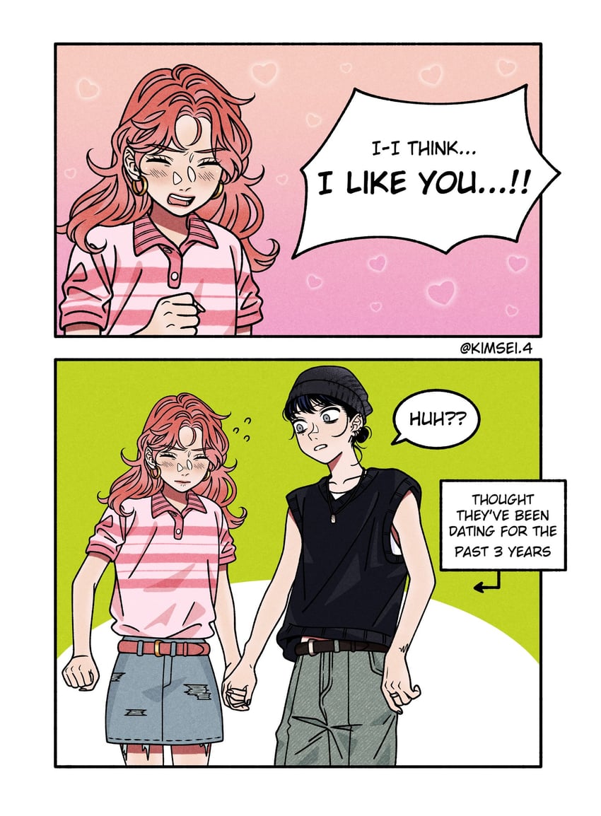 koga mitsuki and oosawa aya (kininatteru hito ga otoko ja nakatta) drawn by kimsei