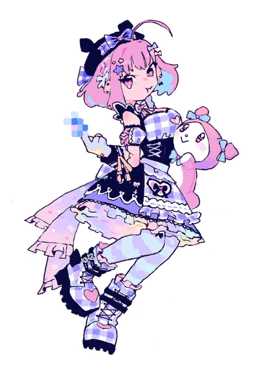 yumemi riamu (idolmaster and 2 more) drawn by hamaza_(hamazazaza)
