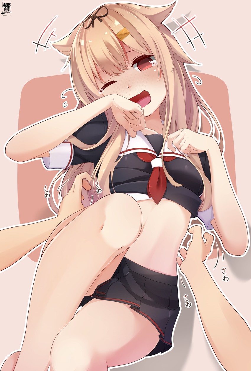 yuudachi and yuudachi kai ni (kantai collection) drawn by hibiki_(zerocodo)