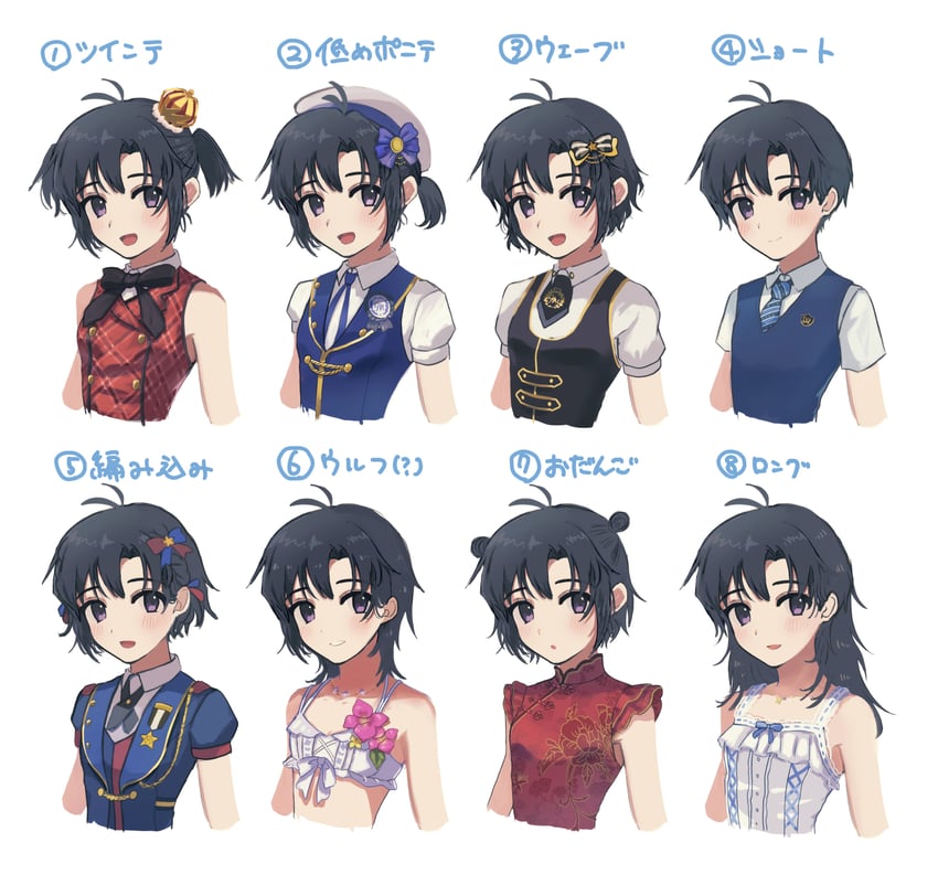 kikuchi makoto (idolmaster and 2 more) drawn by miyagi