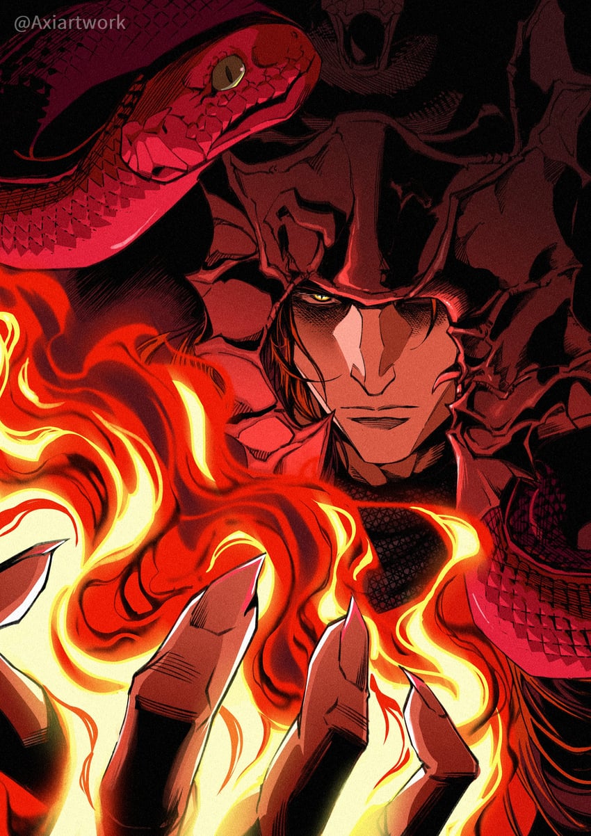messmer the impaler (elden ring and 1 more) drawn by axiartwork