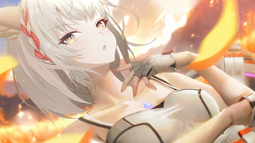 mio (xenoblade chronicles and 1 more) drawn by sculp2