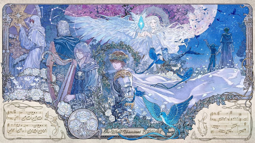 warrior of light, venat, adventurer, emet-selch, paladin, and 5 more (final fantasy and 1 more) drawn by xunying_kui