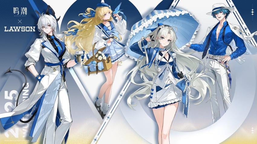zani, phoebe, carlotta, and brant (wuthering waves and 1 more)