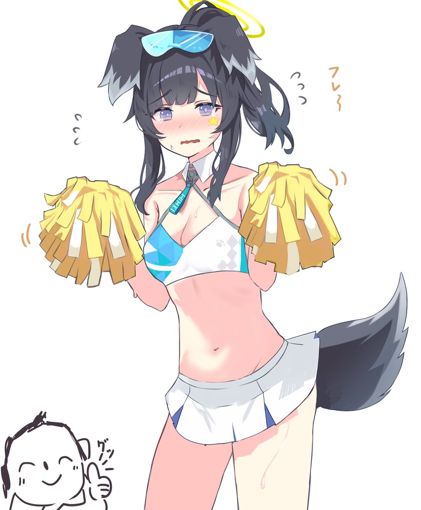 sensei, doodle sensei, and hibiki (blue archive) drawn by youyoukai