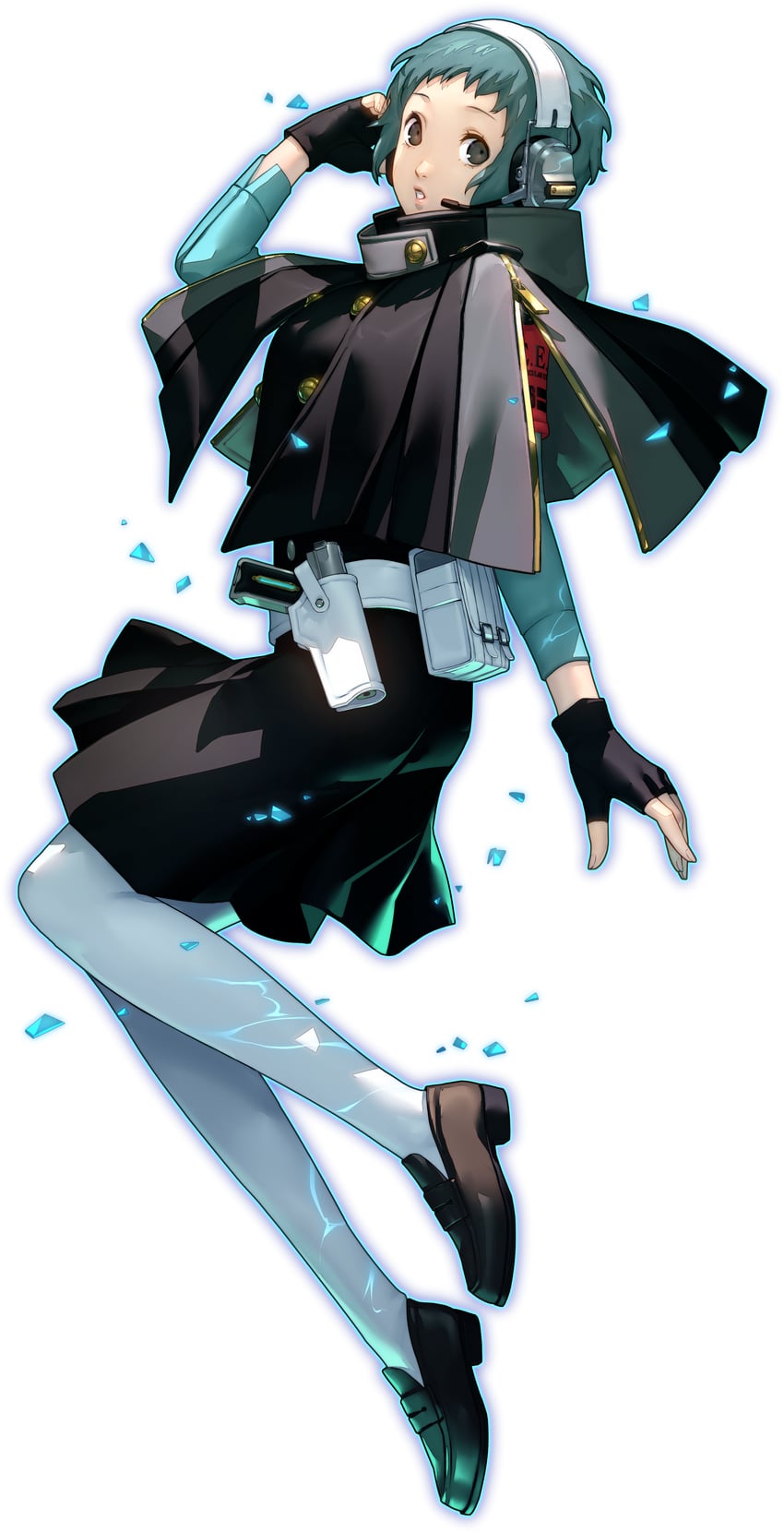 yamagishi fuuka (persona and 2 more) drawn by soejima_shigenori