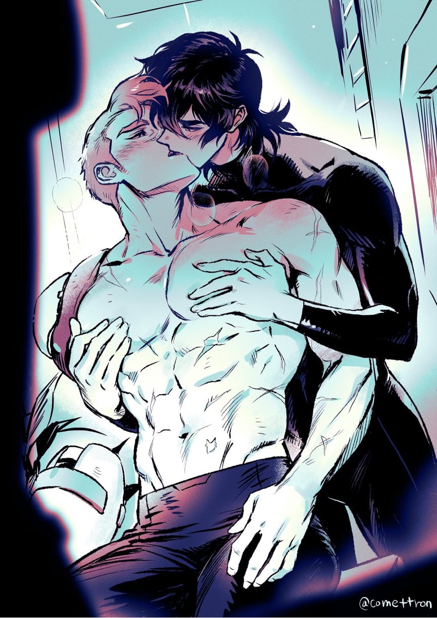 takashi shirogane and keith (voltron and 1 more) drawn by comettron