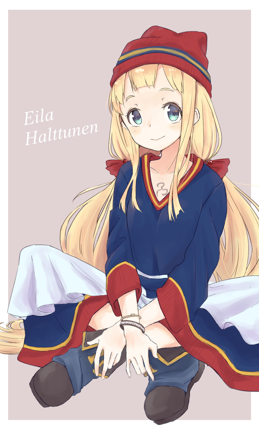 eila halltunen (original and 1 more) drawn by tapimakura